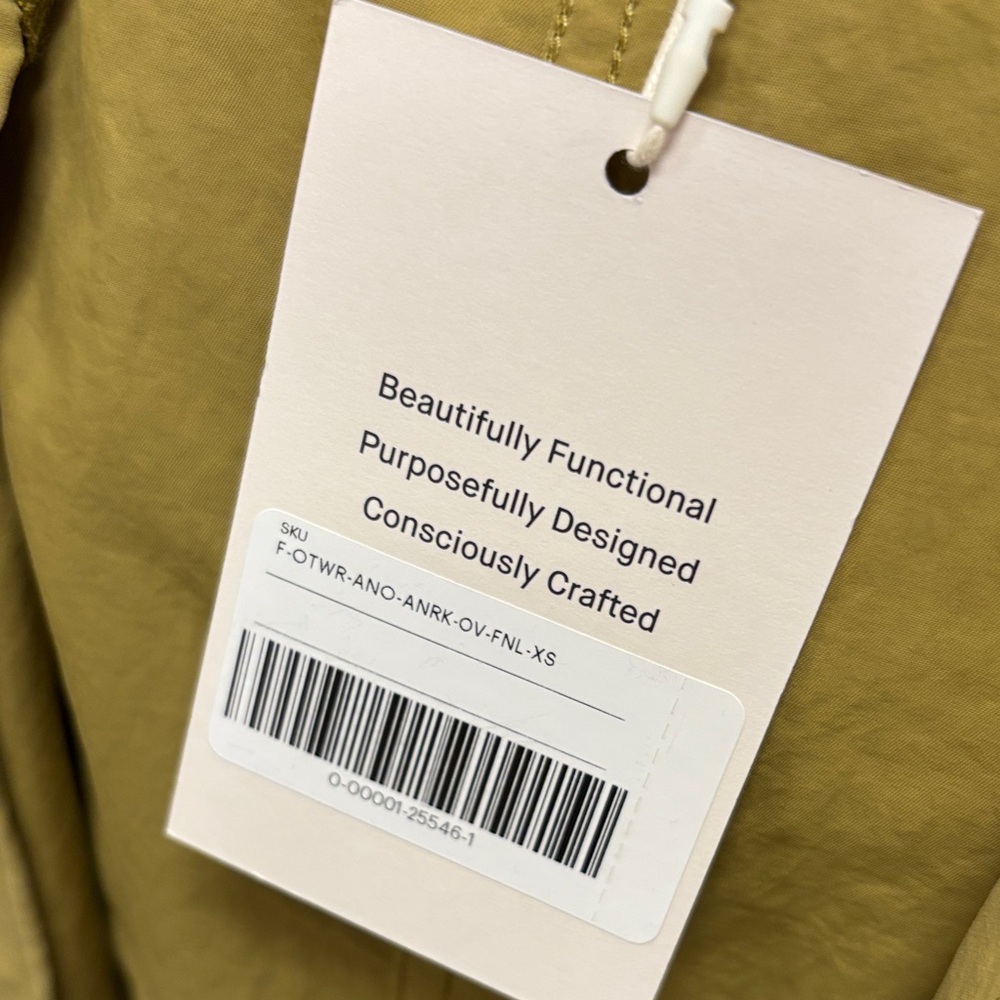 Everlane Oversized Anorak Trench Coat Women's Hooded Long - Fennel Seed, NWT - Picture 8 of 8